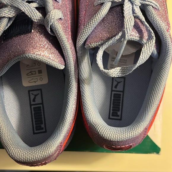 NEW PUMA ROMA Glitz Glam sneaker in Lavender Lustre NEW in box size 2.5 - Picture 3 of 5